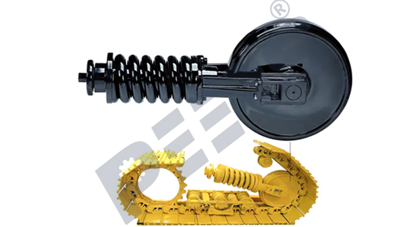 Track Adjusters and Recoil Springs for idler wheels